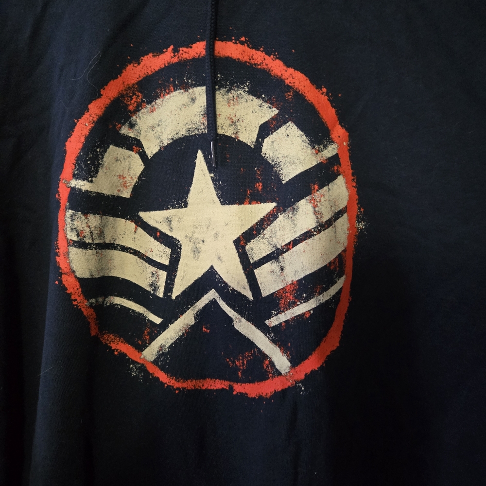 Bioworld Navy Captain America Hoodie